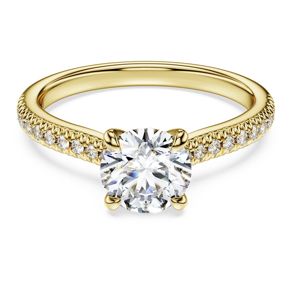 Solitario swarovski oro deals